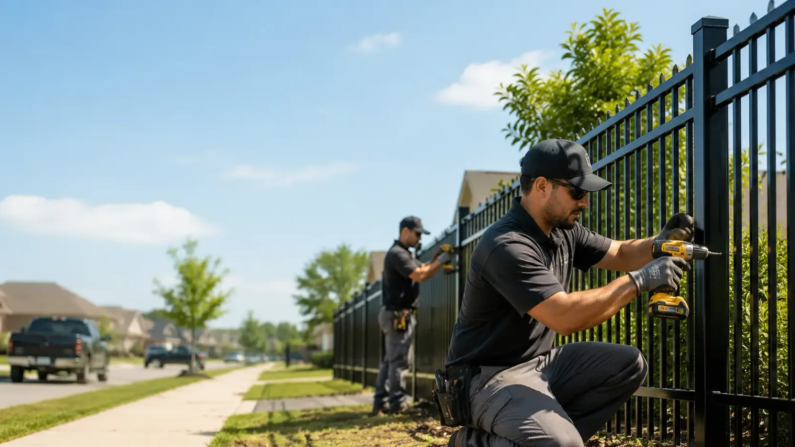 Metal Fence Installation in Mendon, OH